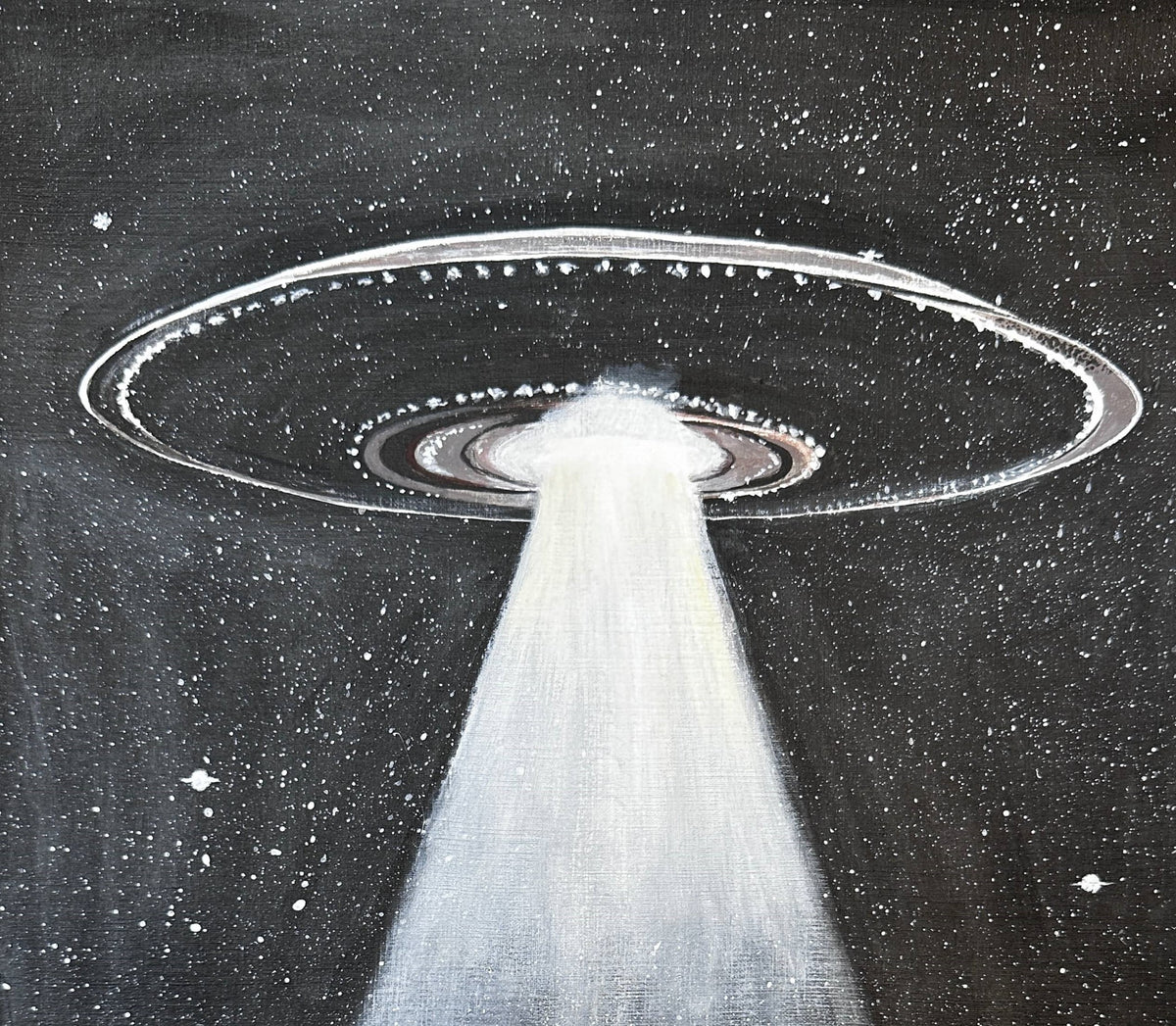 Weightless Farewell — original People — detail 5 — painting by Nahira | VanArtHub original art