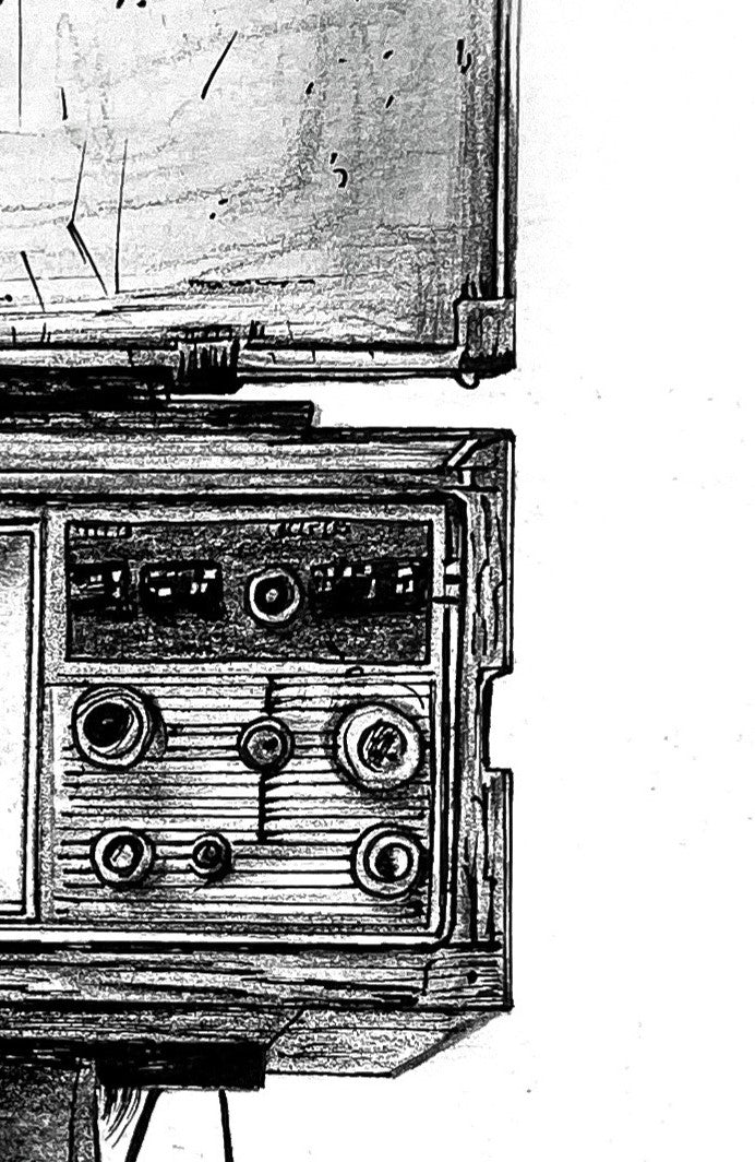 The Last Channel – detail 5 – Graphite pencil on artboard by Maria | VanArtHub