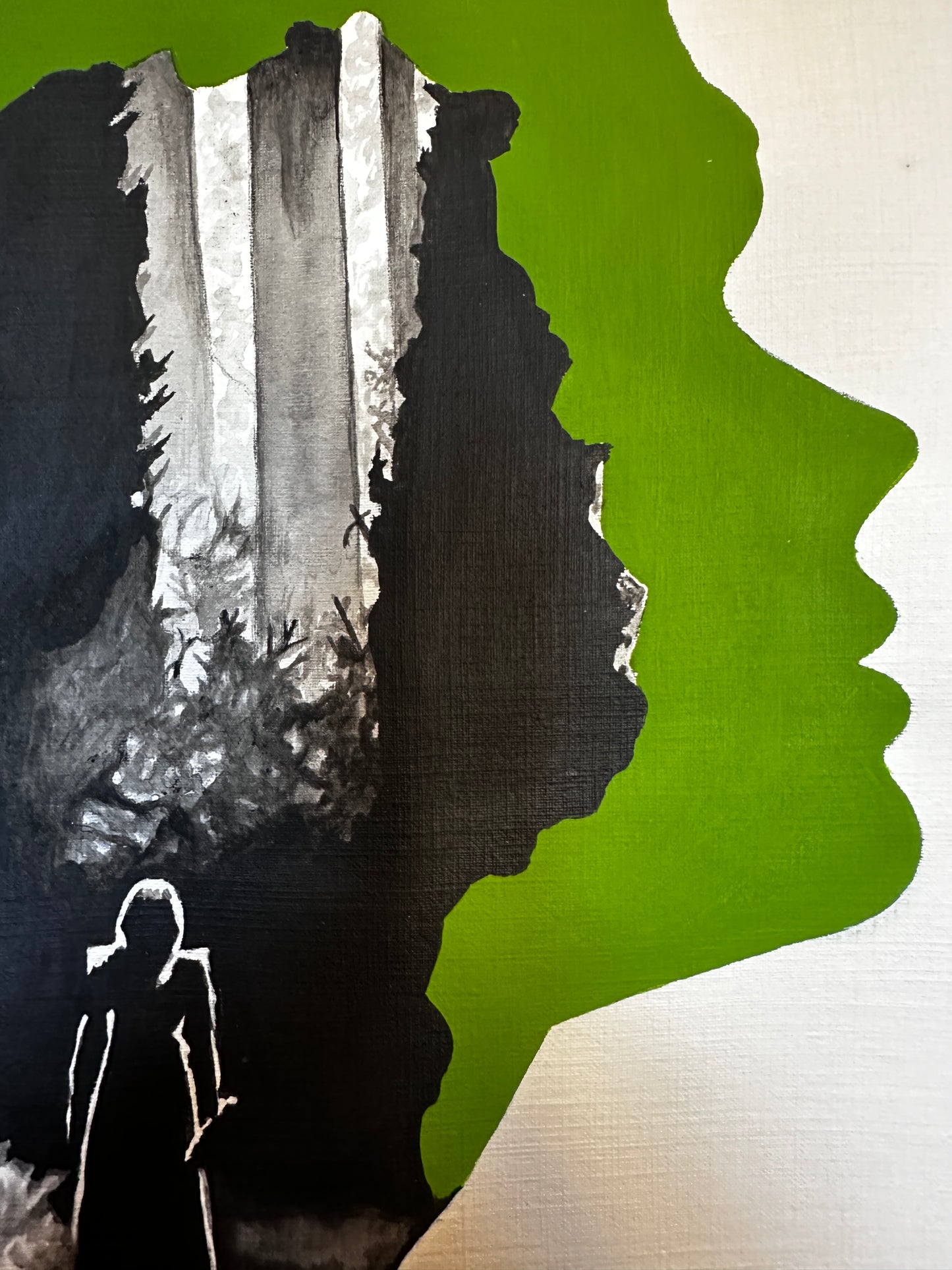 Echoes Within — Abstract, Fine Art art — detail 4 — acrylic by Nahira | VanArtHub original art