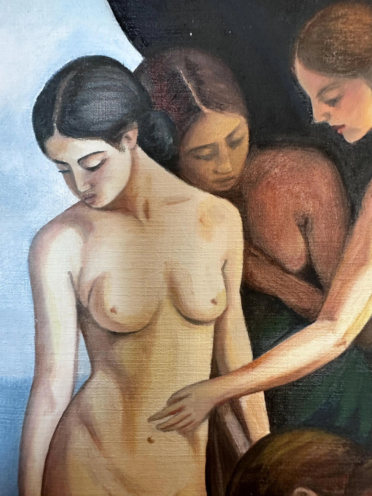 The Essence of Womanhood — original art — detail 7 — painting by Nahira | VanArtHub original art