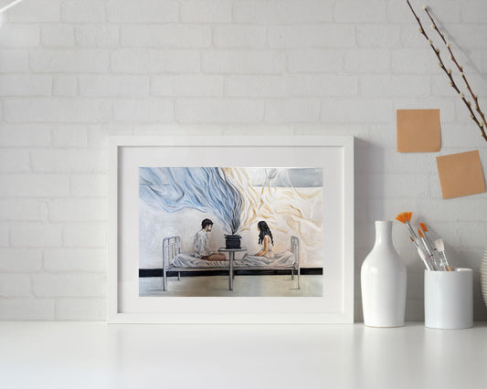 Original oil painting from VanArtHub showing real brushwork, not a print