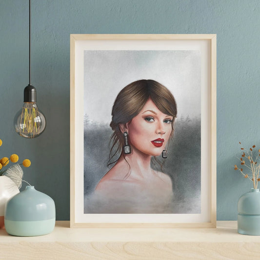 Original colored pencil artwork on artboard by Phaedra