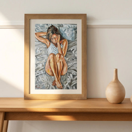Original oil painting on canvas by Nahira