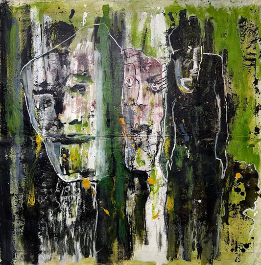 Original acrylic painting on canvas by Ziba Vishteh