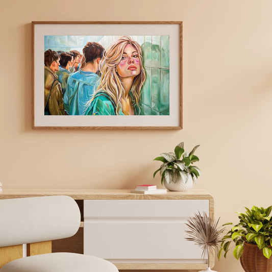 Original oil painting on canvas by Nahira