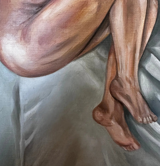 Original oil painting on canvas by Nahira