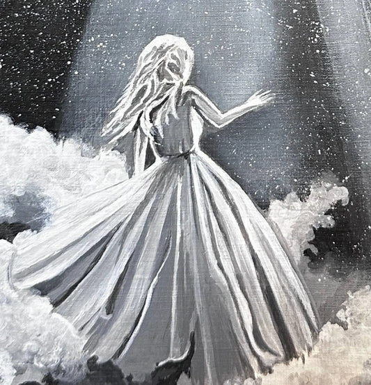 Original acrylic painting on canvas by Nahira