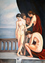 The Bathers' Reflection: Figurative Water & Form | VanArtHub