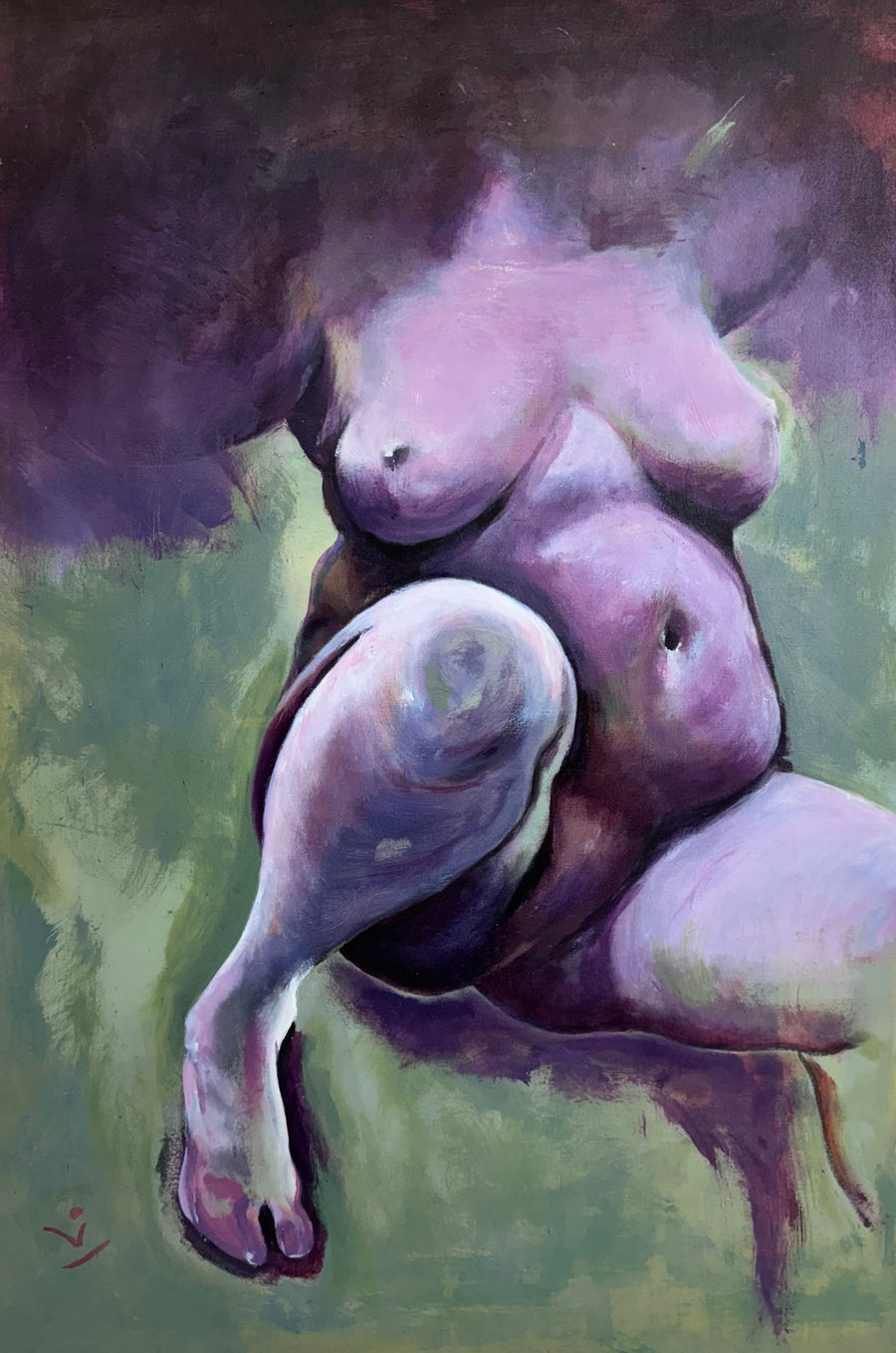 Lack of Soul: Original Acrylic on Canvas by Nima Khodayar | VanArtHub, an original painting in the Abstract collection