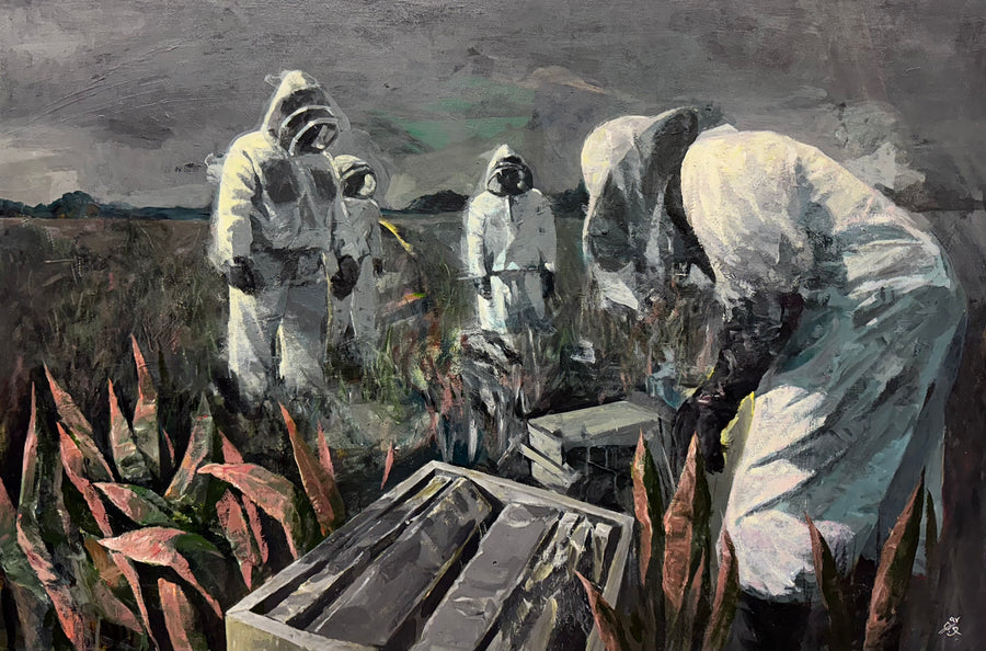 Searching for Monad: Original Artwork by Nima Sayadian | VanArtHub, an original painting in the Landscape Paintings: Original Nature & Scenery Art | VanArtHub collection