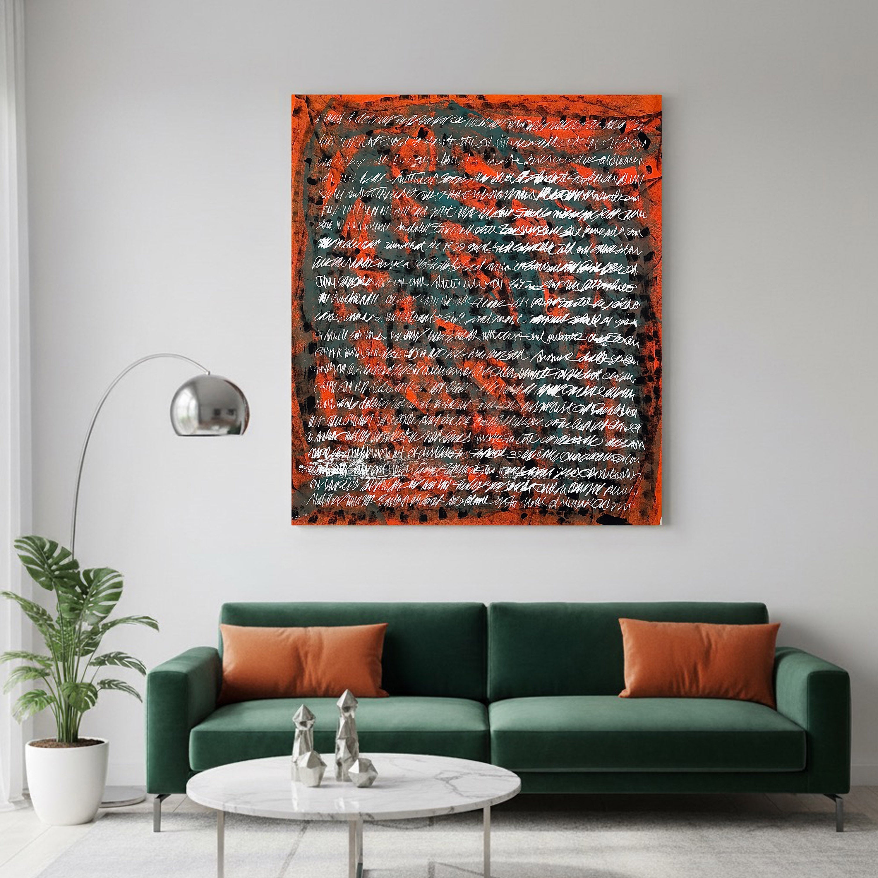 Silent Echo – Acrylic on Canvas by Peyman Mehdizadeh