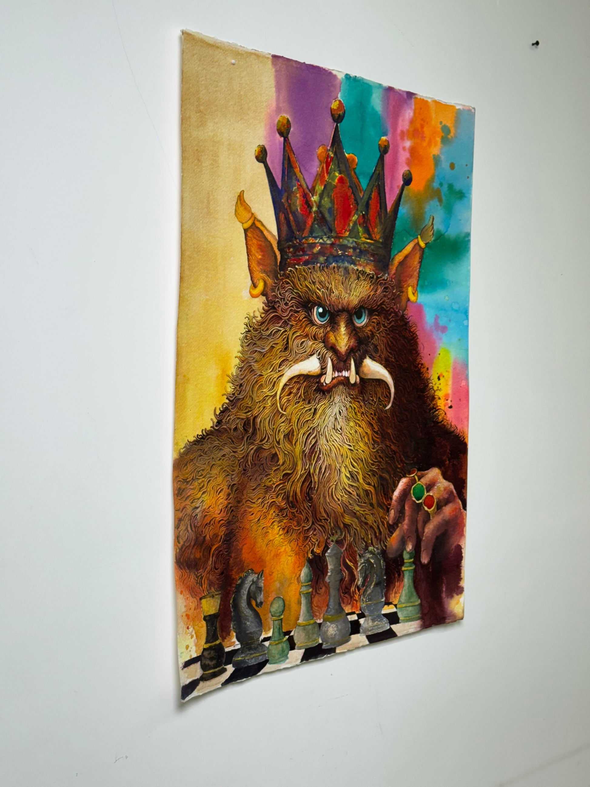 The Thinking Monster (Div Andish) - detail 2 - VanArtHub | VanArtHub