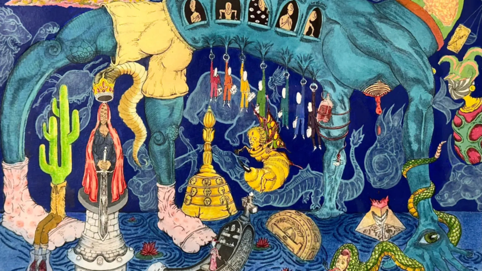 Original painting from the VanArtHub collection, shown alongside a comparison with Federation Gallery