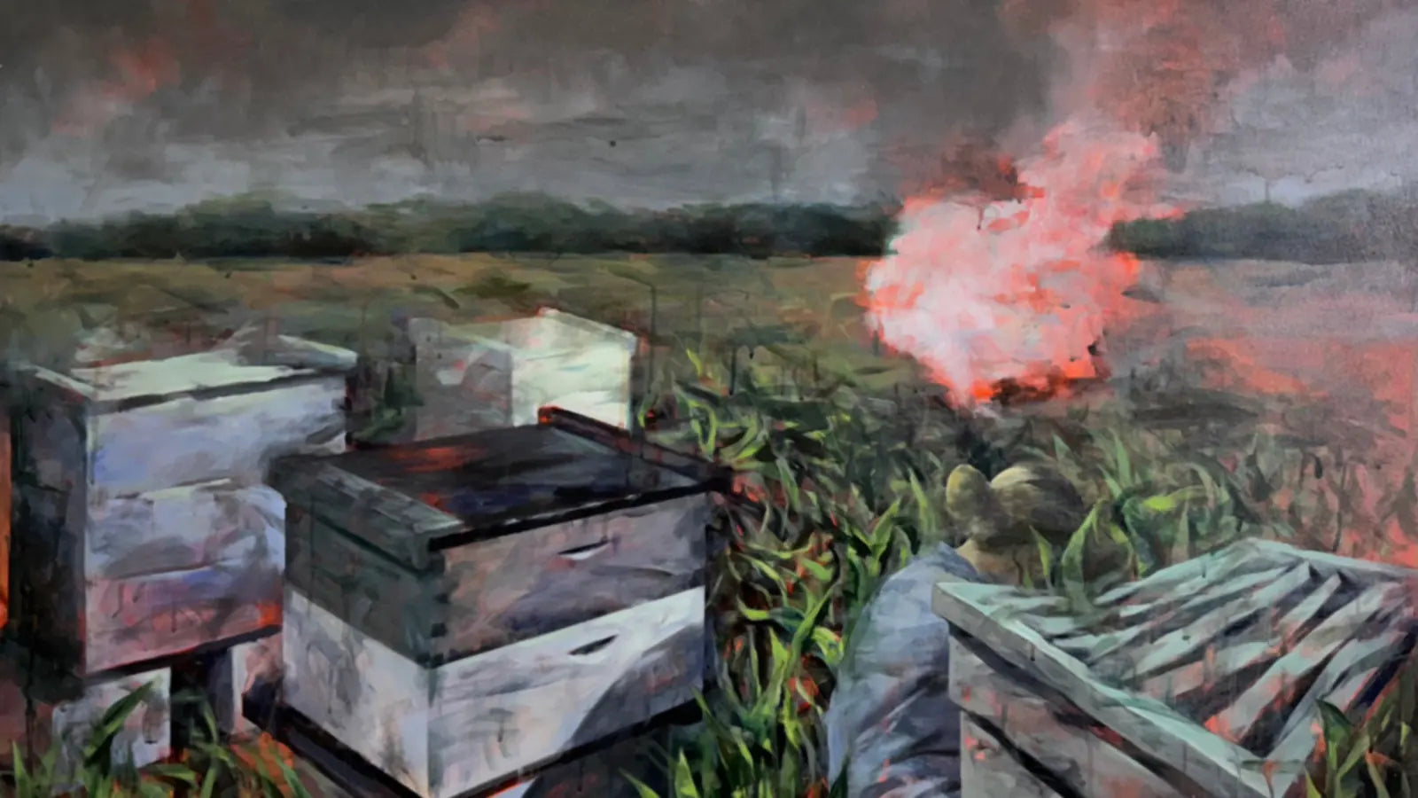 Original painting from the VanArtHub collection, shown alongside a comparison with Kurbatoff Gallery