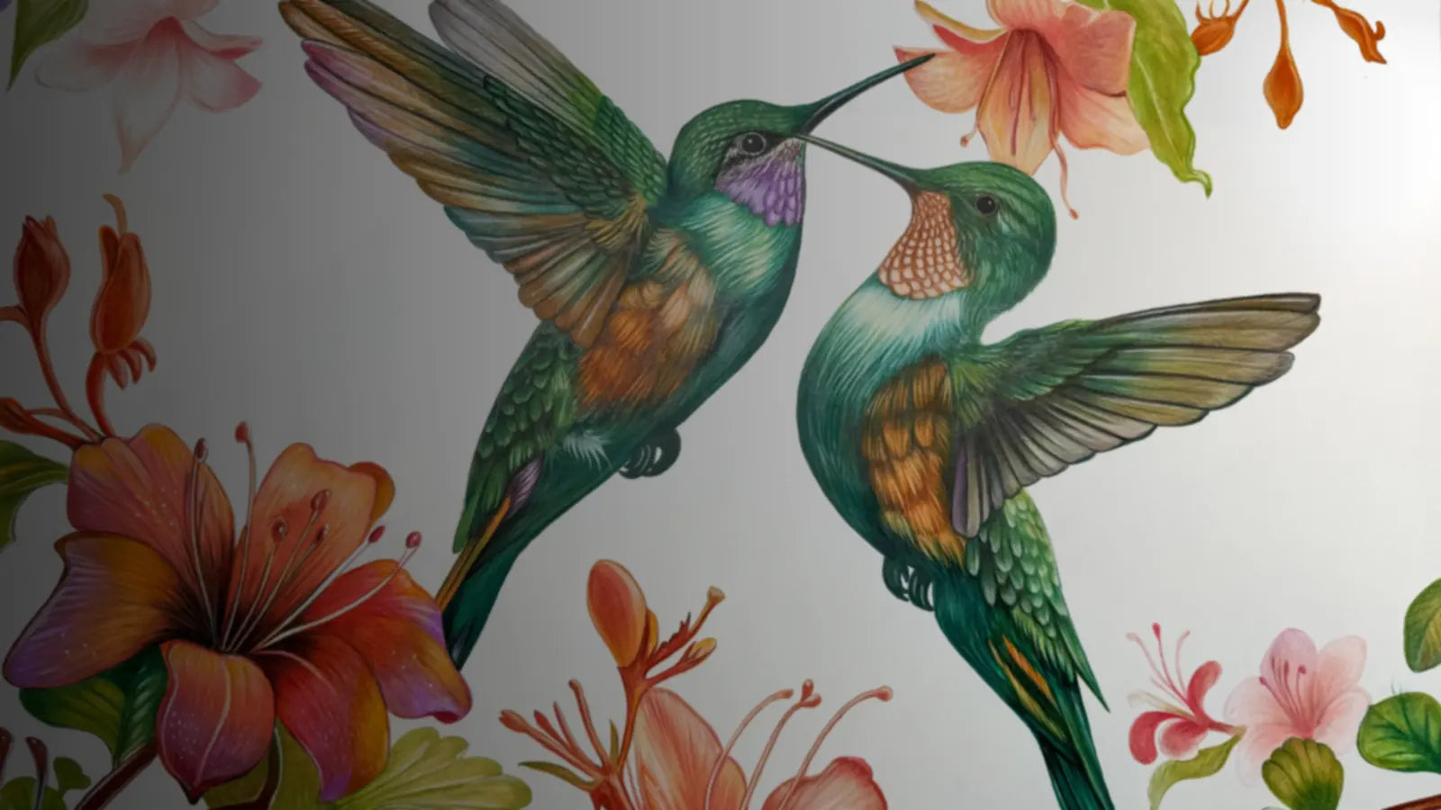 Original painting from the VanArtHub collection, shown alongside a comparison with Vancouver Fine Art Gallery