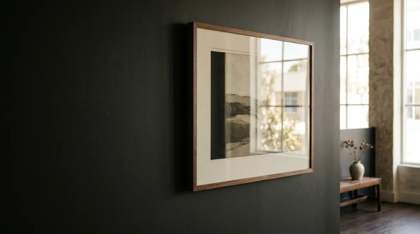 Anti-Reflective Glass, from the VanArtHub custom framing guides