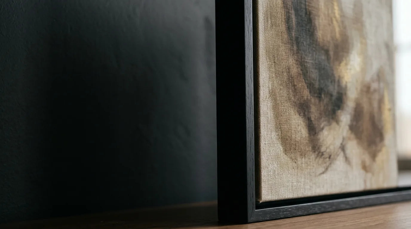 Floater Frames for Canvas, from the VanArtHub custom framing guides