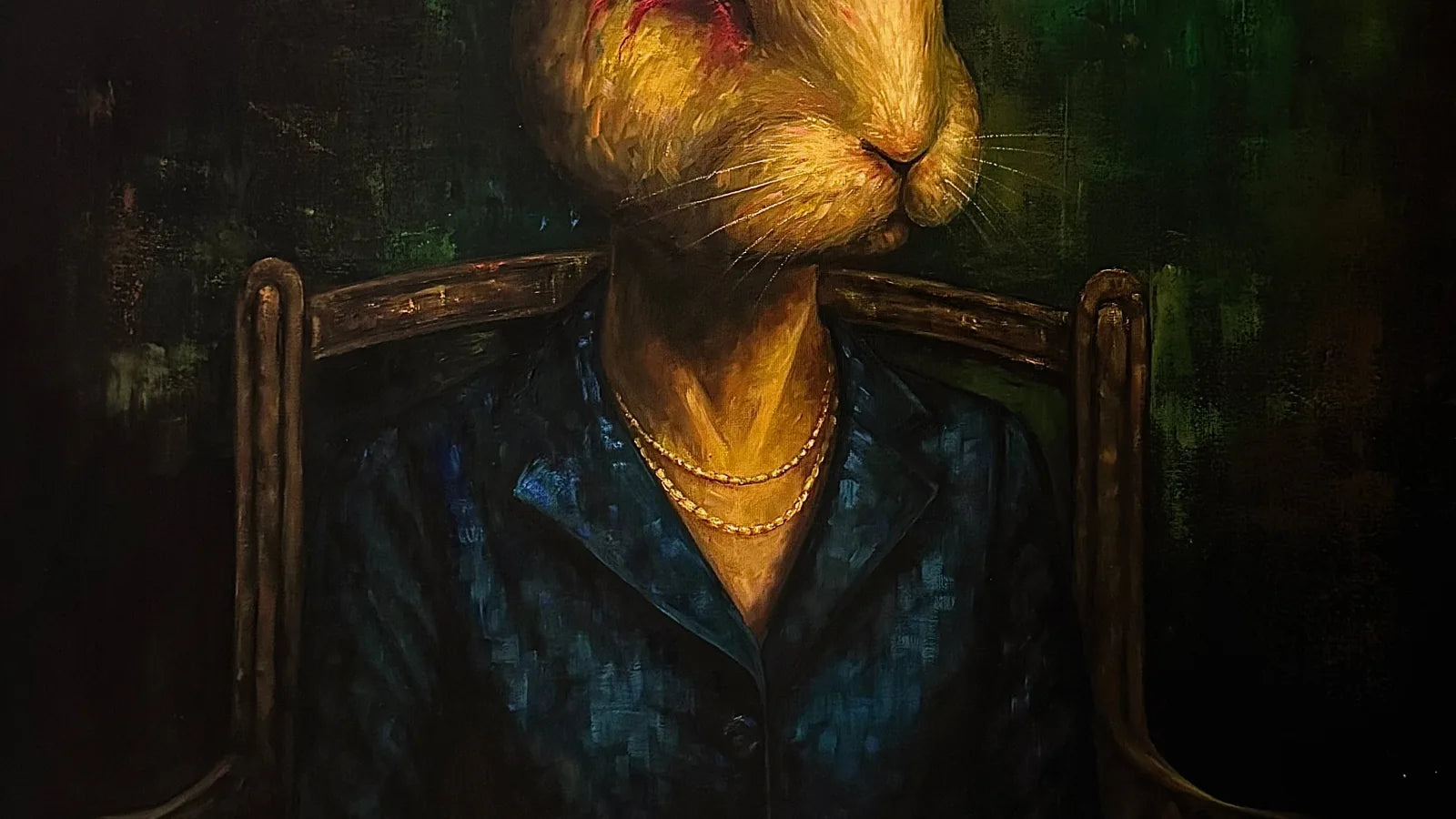 An original painting in the VanArtHub gallery at 1242 Davie Street in Vancouver.