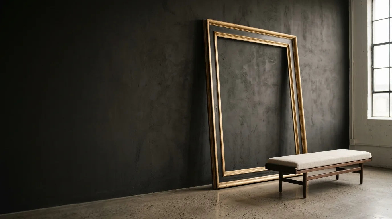 Framing Large Art, from the VanArtHub custom framing guides