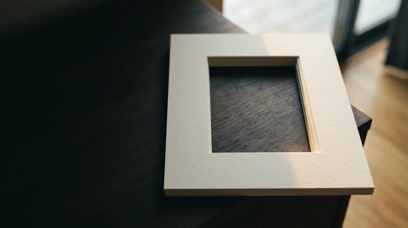 Mat Border Width Guide, from the VanArtHub custom framing guides