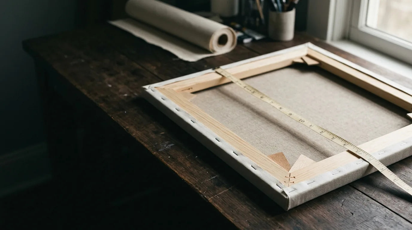 How to Measure a Painting for a Frame, from the VanArtHub custom framing guides