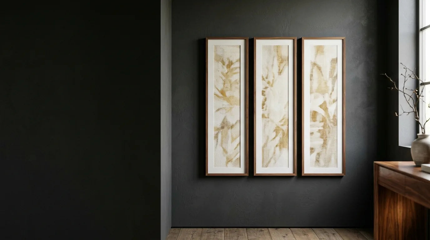 Framing a Diptych or Triptych, from the VanArtHub custom framing guides