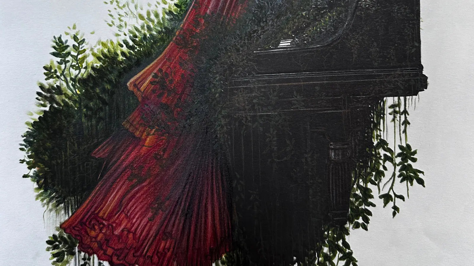 An original painting on canvas from the VanArtHub gallery at 1242 Davie Street in Vancouver.