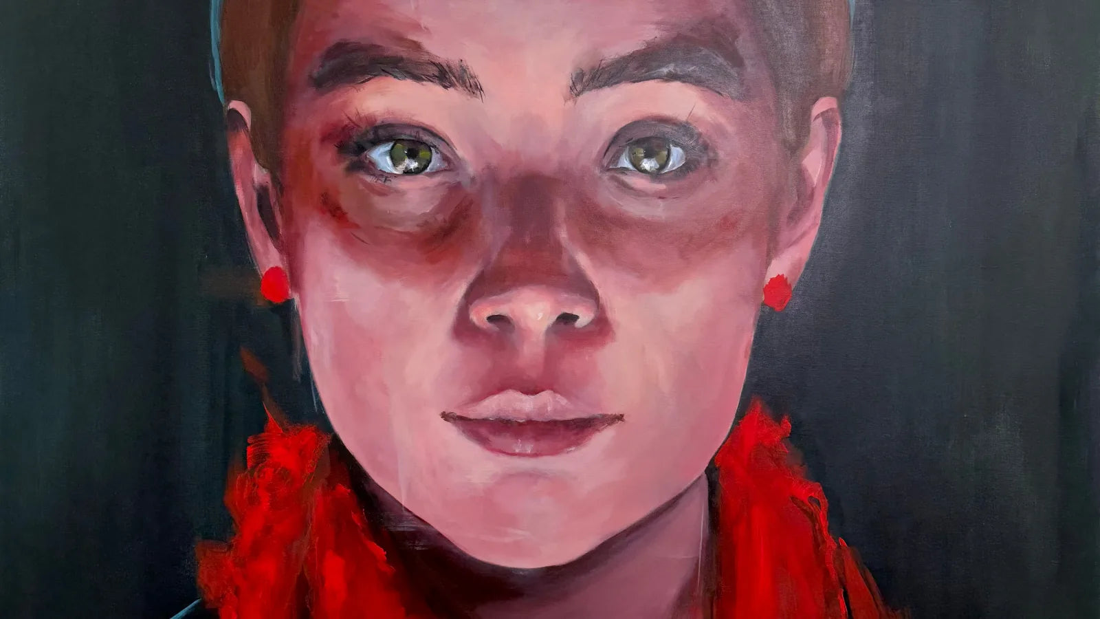 An original painting on canvas from the VanArtHub gallery at 1242 Davie Street in Vancouver.