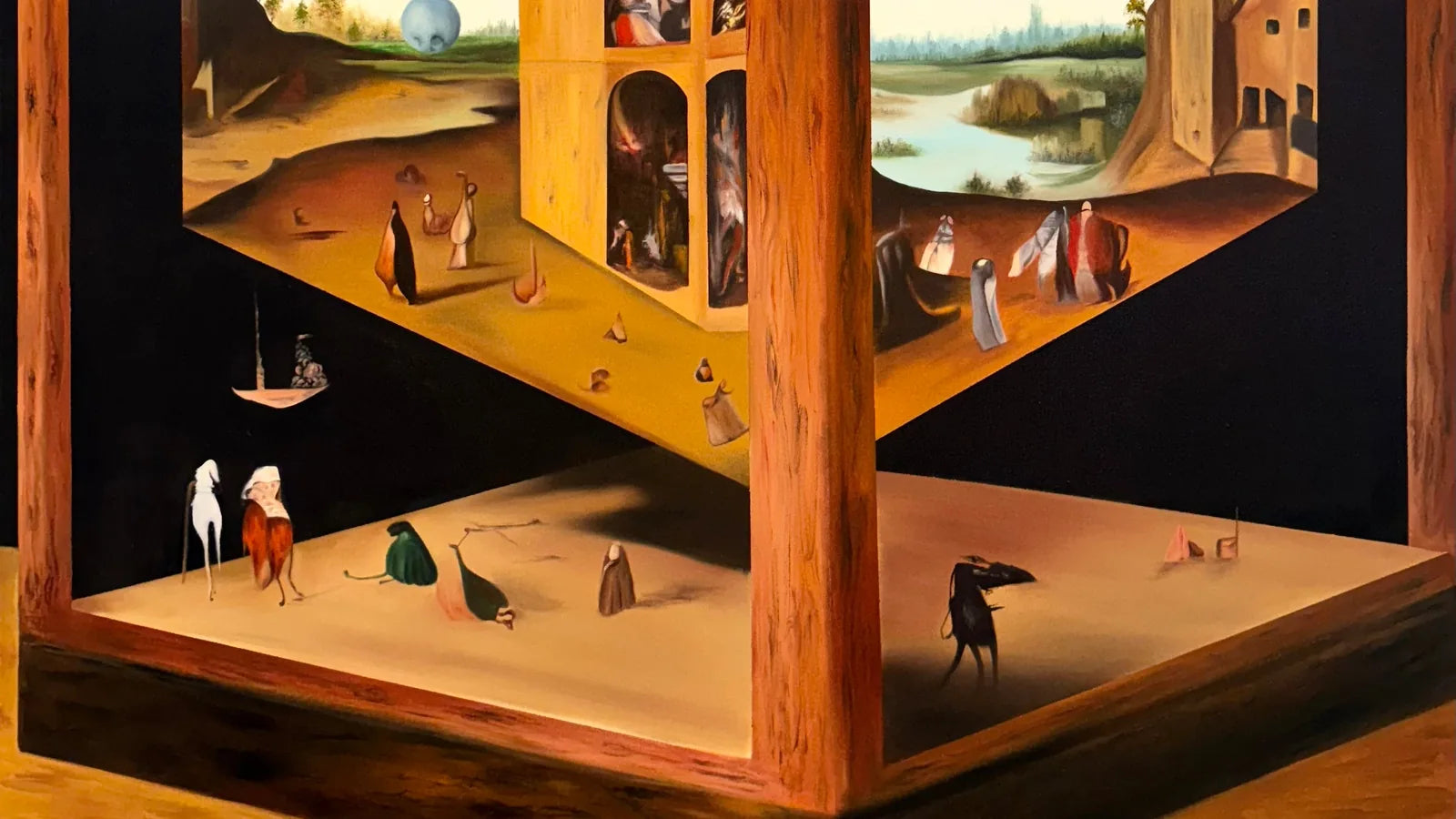 An original painting on canvas from the VanArtHub gallery at 1242 Davie Street in Vancouver.