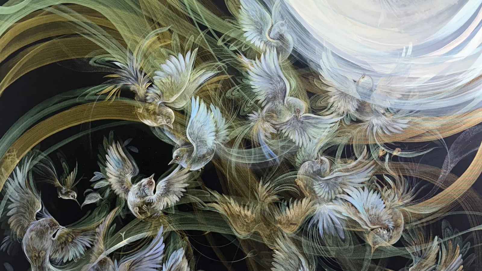 An original painting on canvas from the VanArtHub gallery at 1242 Davie Street in Vancouver.