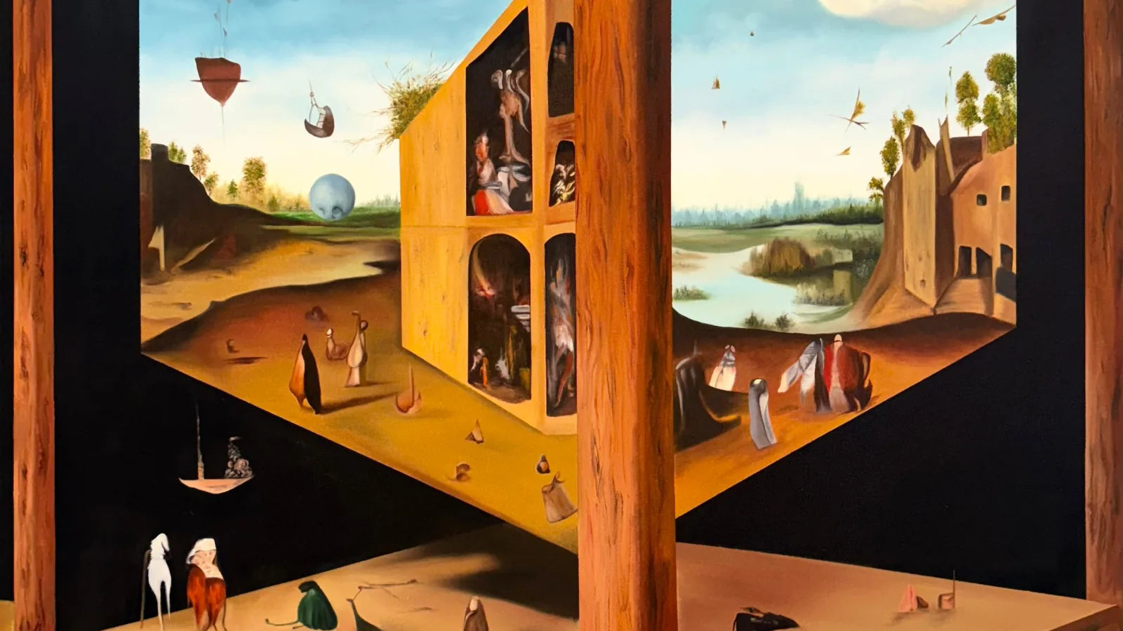 An original painting on canvas from the VanArtHub gallery at 1242 Davie Street in Vancouver.
