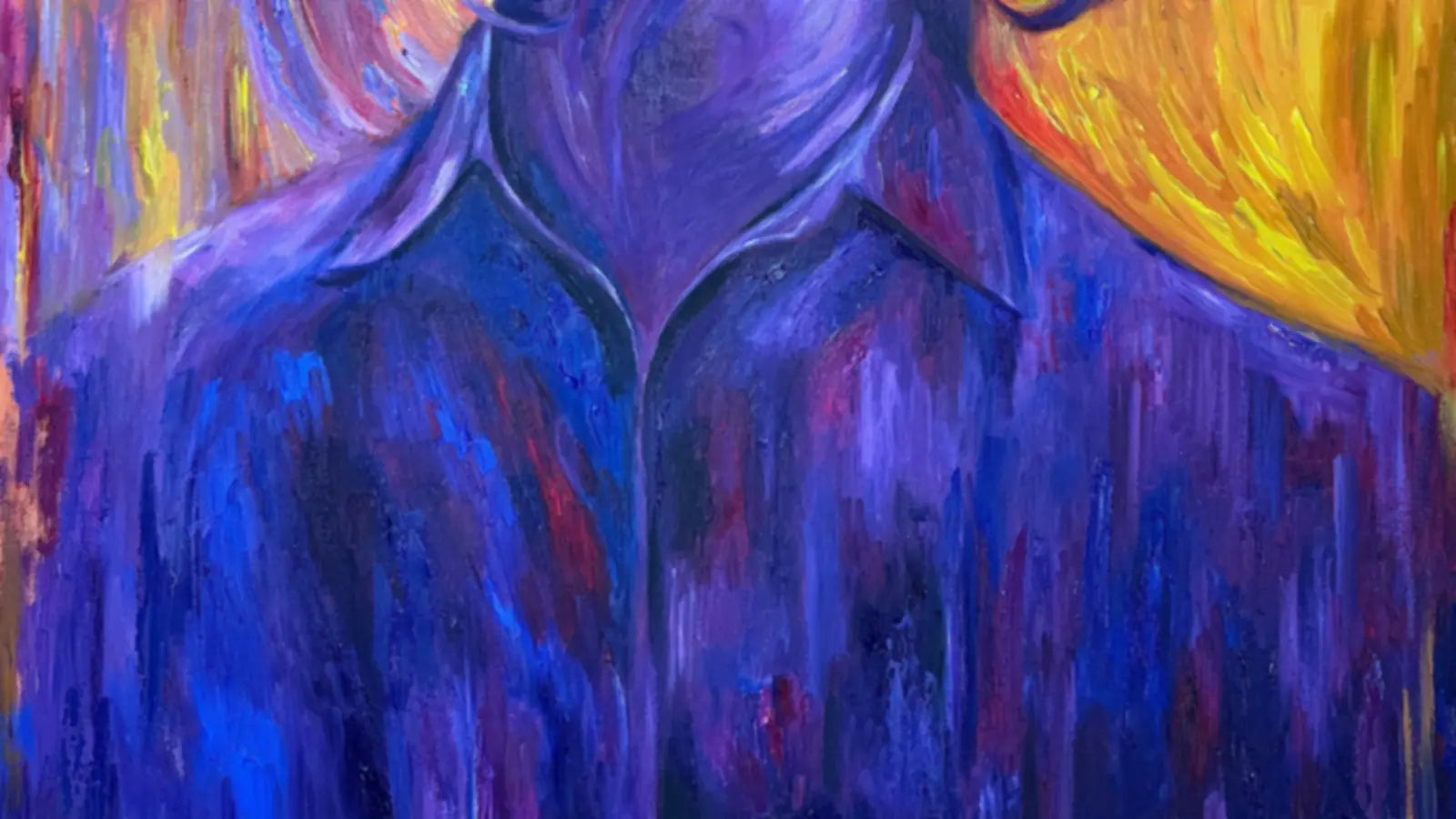 An original painting on canvas from the VanArtHub gallery at 1242 Davie Street in Vancouver.