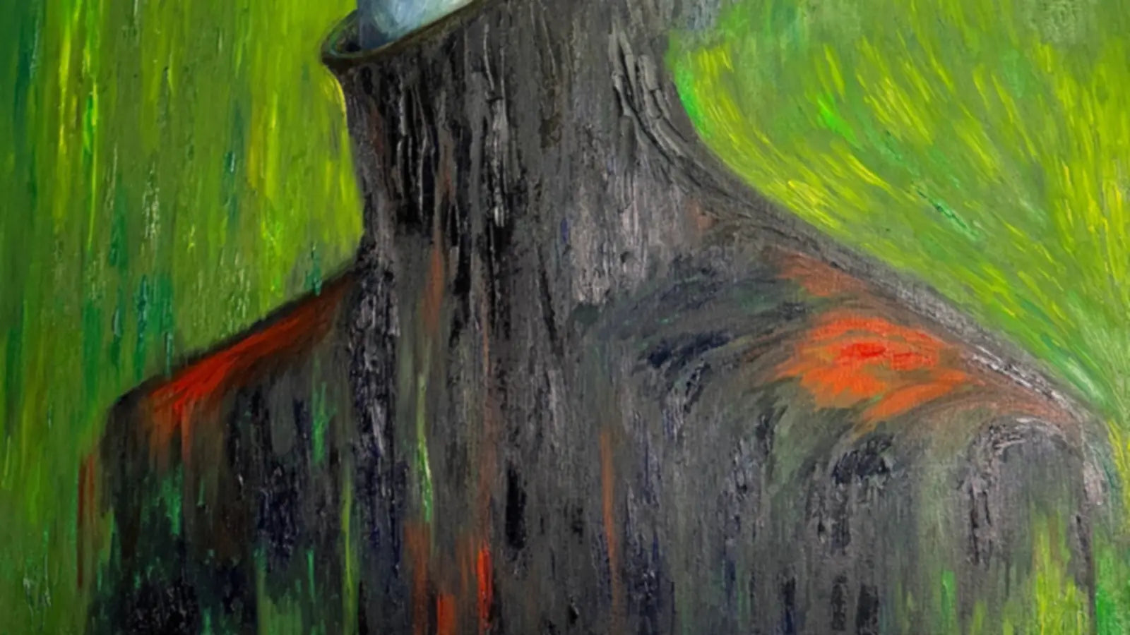 An original painting on canvas from the VanArtHub gallery at 1242 Davie Street in Vancouver.
