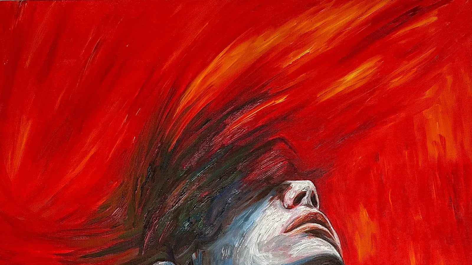 An original painting on canvas from the VanArtHub gallery at 1242 Davie Street in Vancouver.