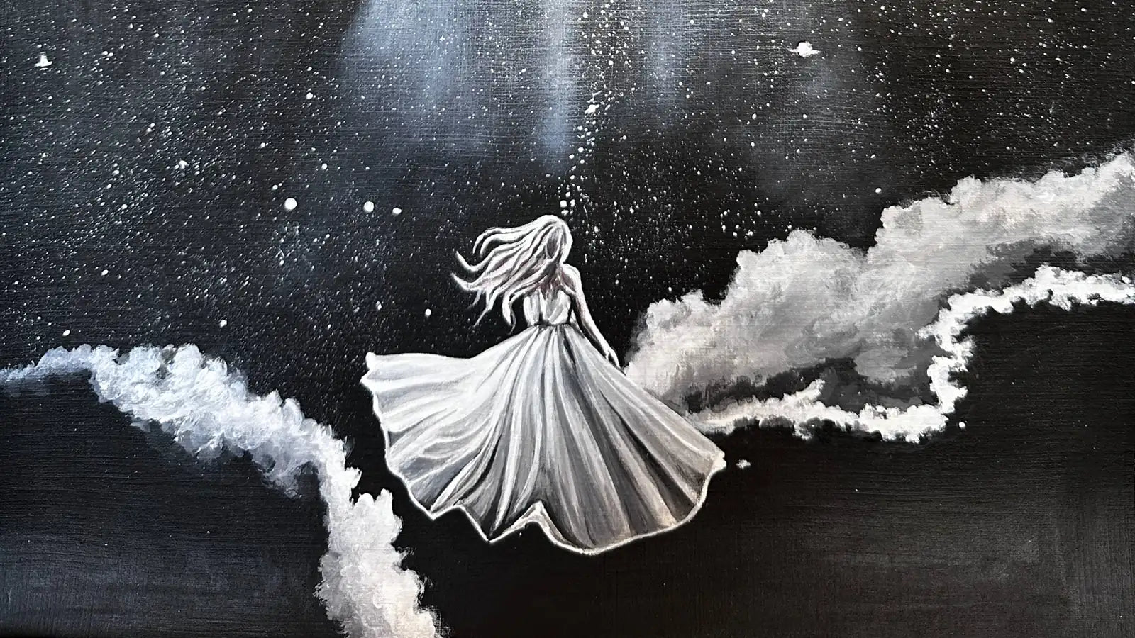 An original painting on canvas from the VanArtHub gallery at 1242 Davie Street in Vancouver.