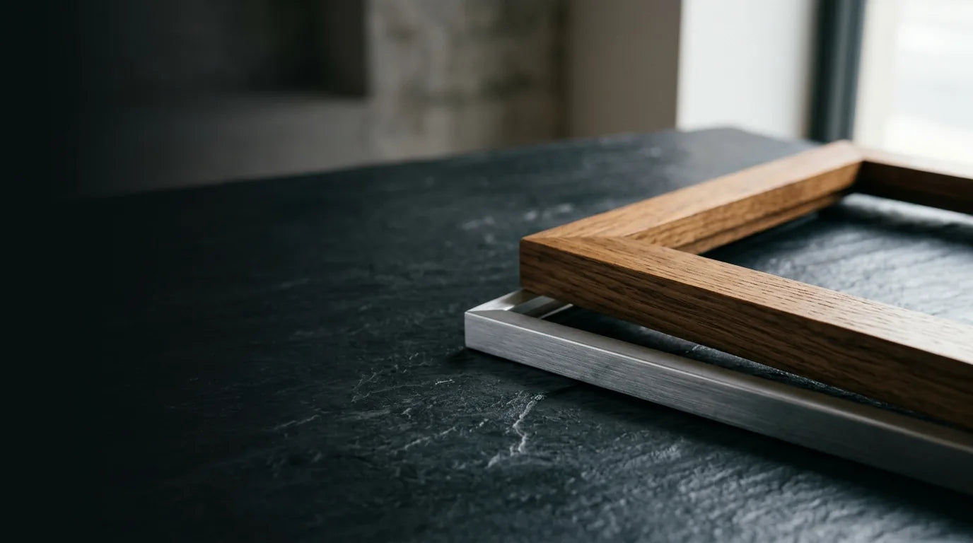 Wood vs Metal Frames, from the VanArtHub custom framing guides
