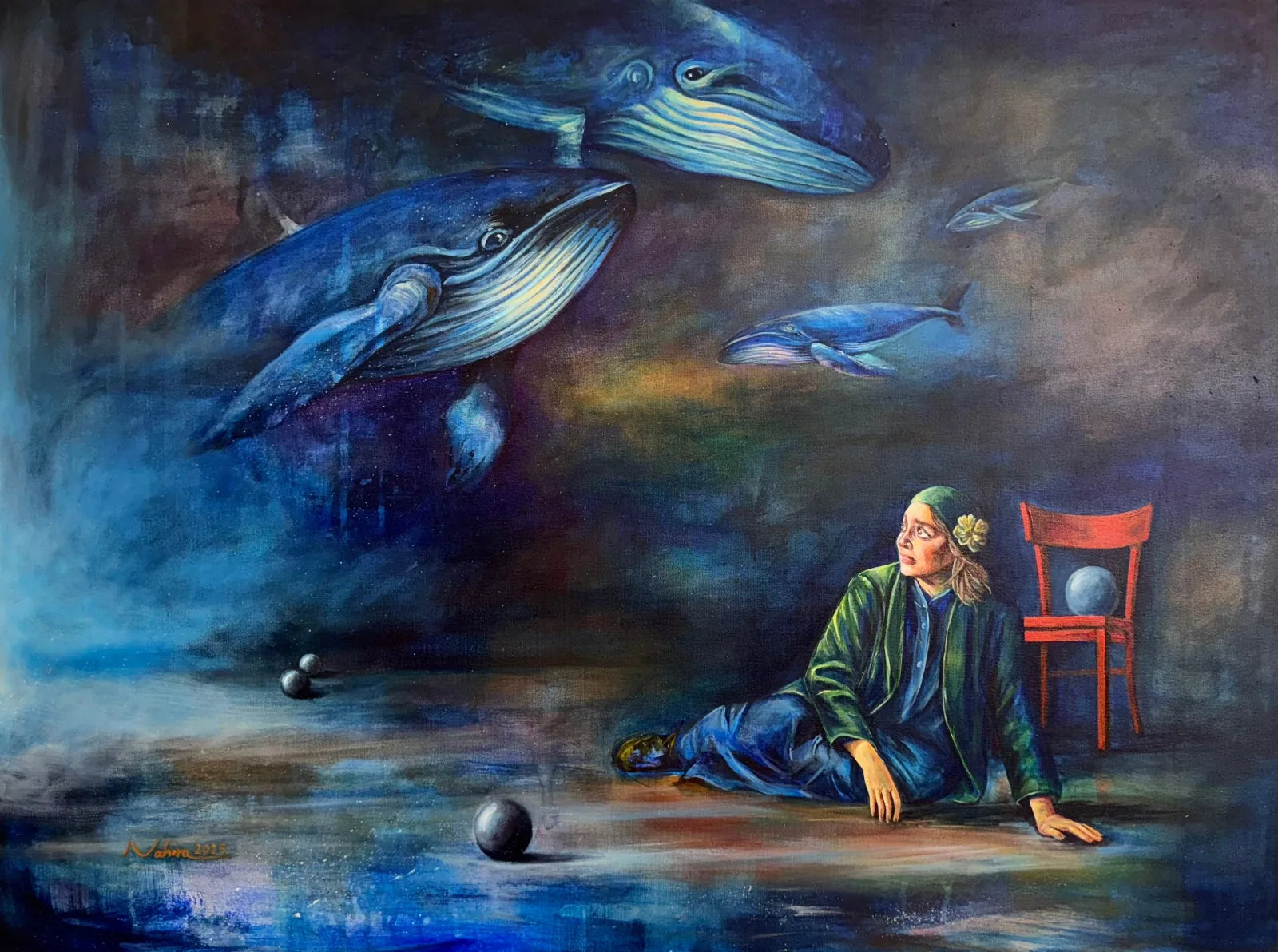 Original Canadian painting suited to art rentals